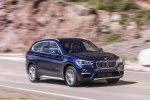 2019 BMW X1 xDrive28i in Mediterranean Blue - Driving Front Right Three-quarter View